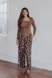 Calantha Wide Leg Pants Fall Floral
