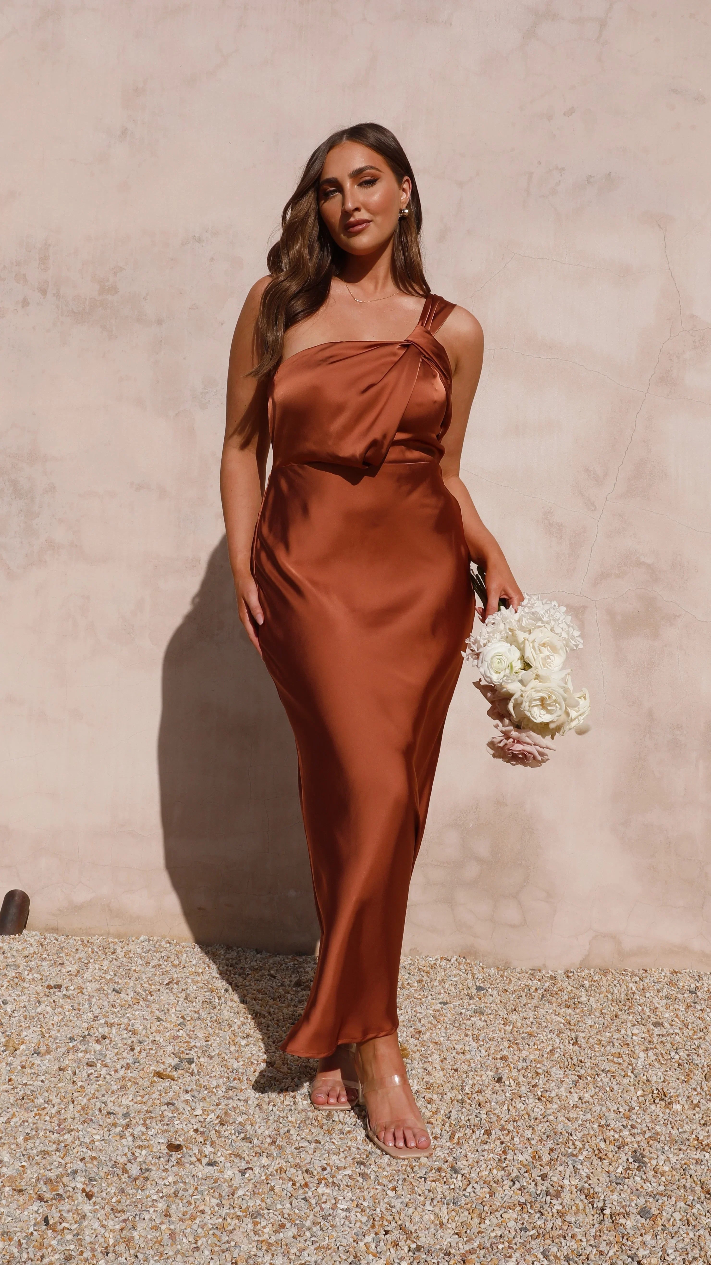 Greta Maxi Dress Copper