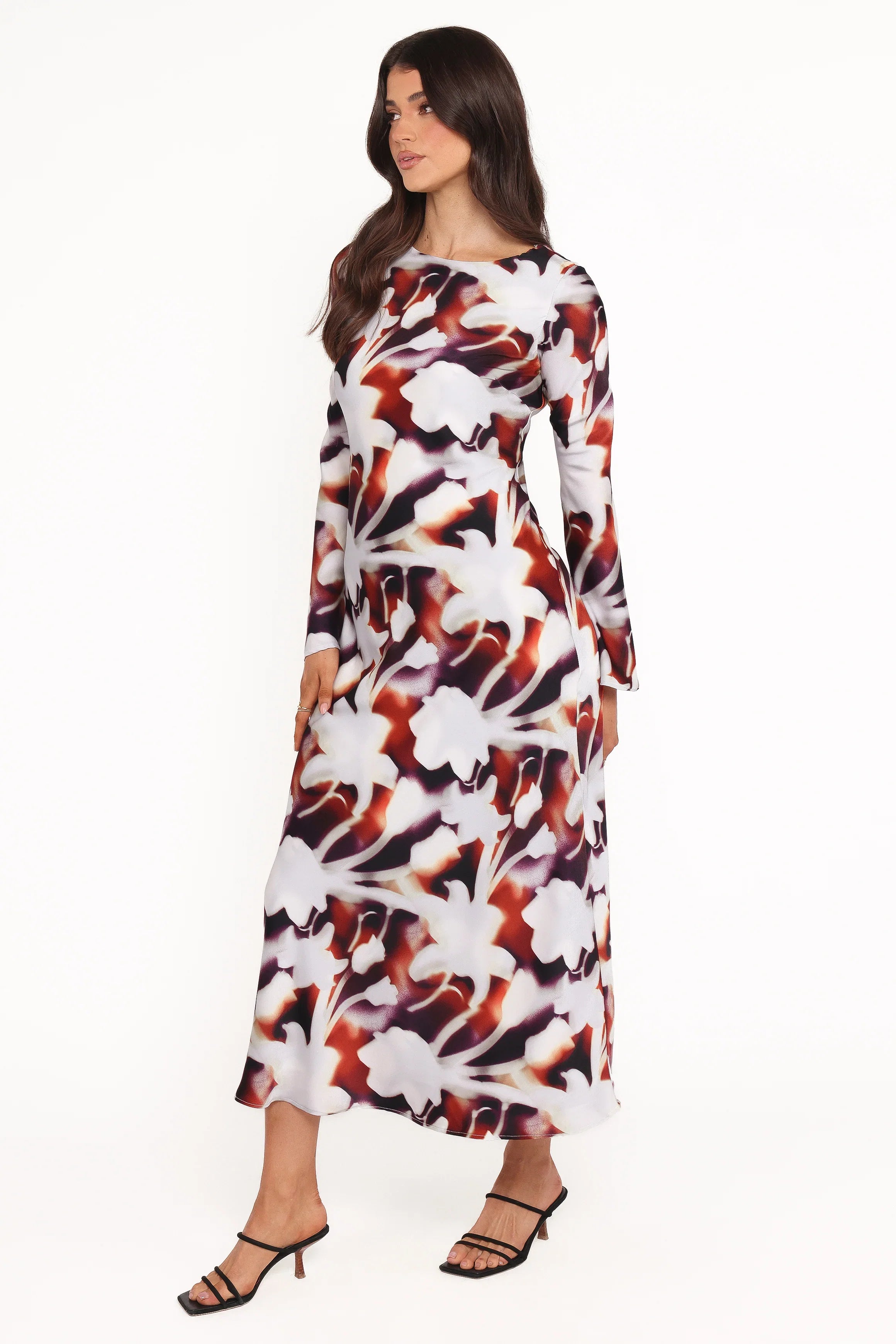 Deidre Maxi Dress Blurred Floral