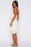 Crazy Romantic Midi Skirt Citrus Stripe