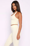Focus On The Good Halter Top Lemon