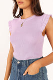 Henderson Knit Top Lilac