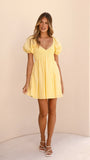 Sahirah Mini Dress Yellow