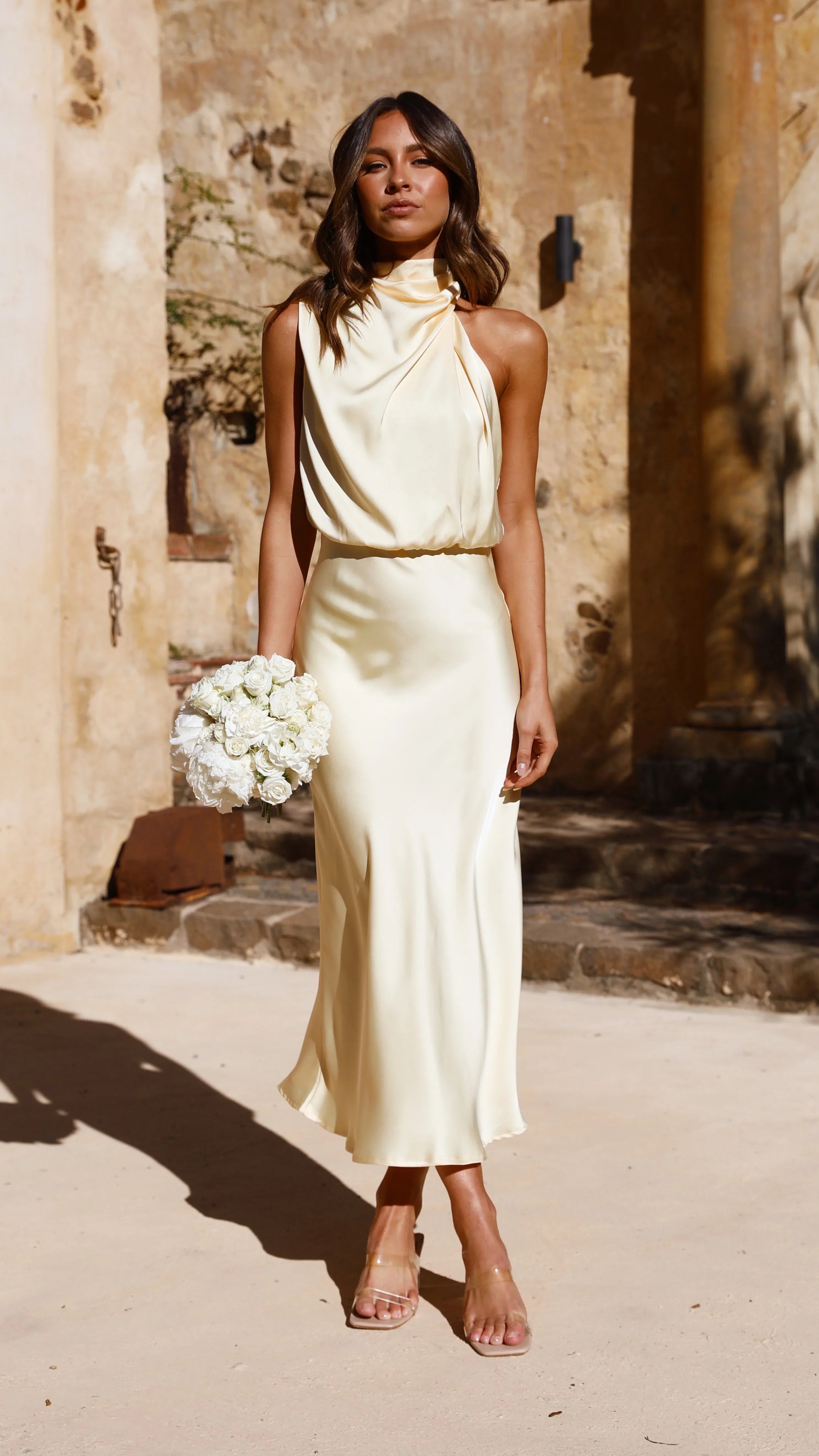 Esther Maxi Dress Lemon