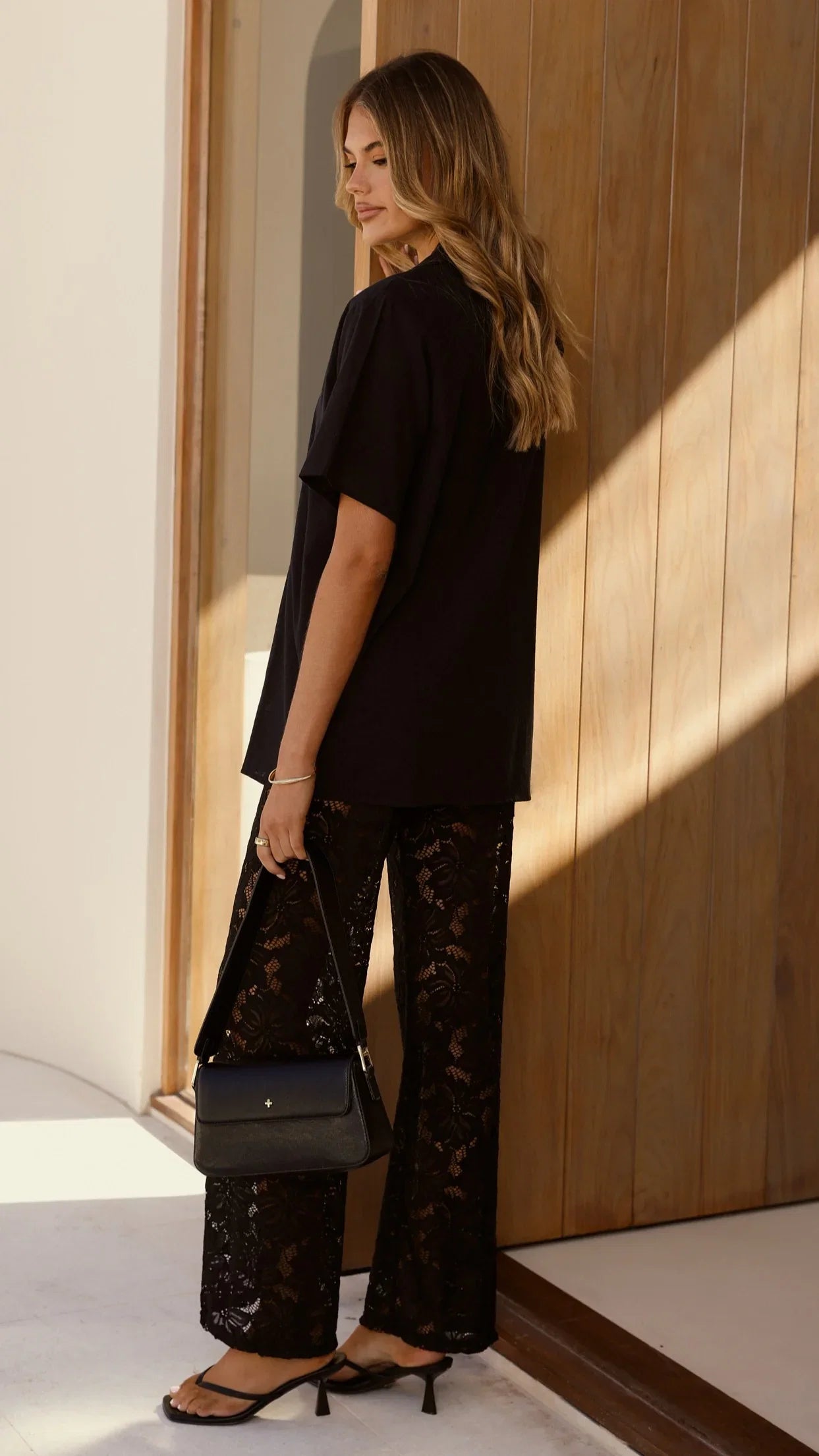 Azura Shirt And Pants Set Black