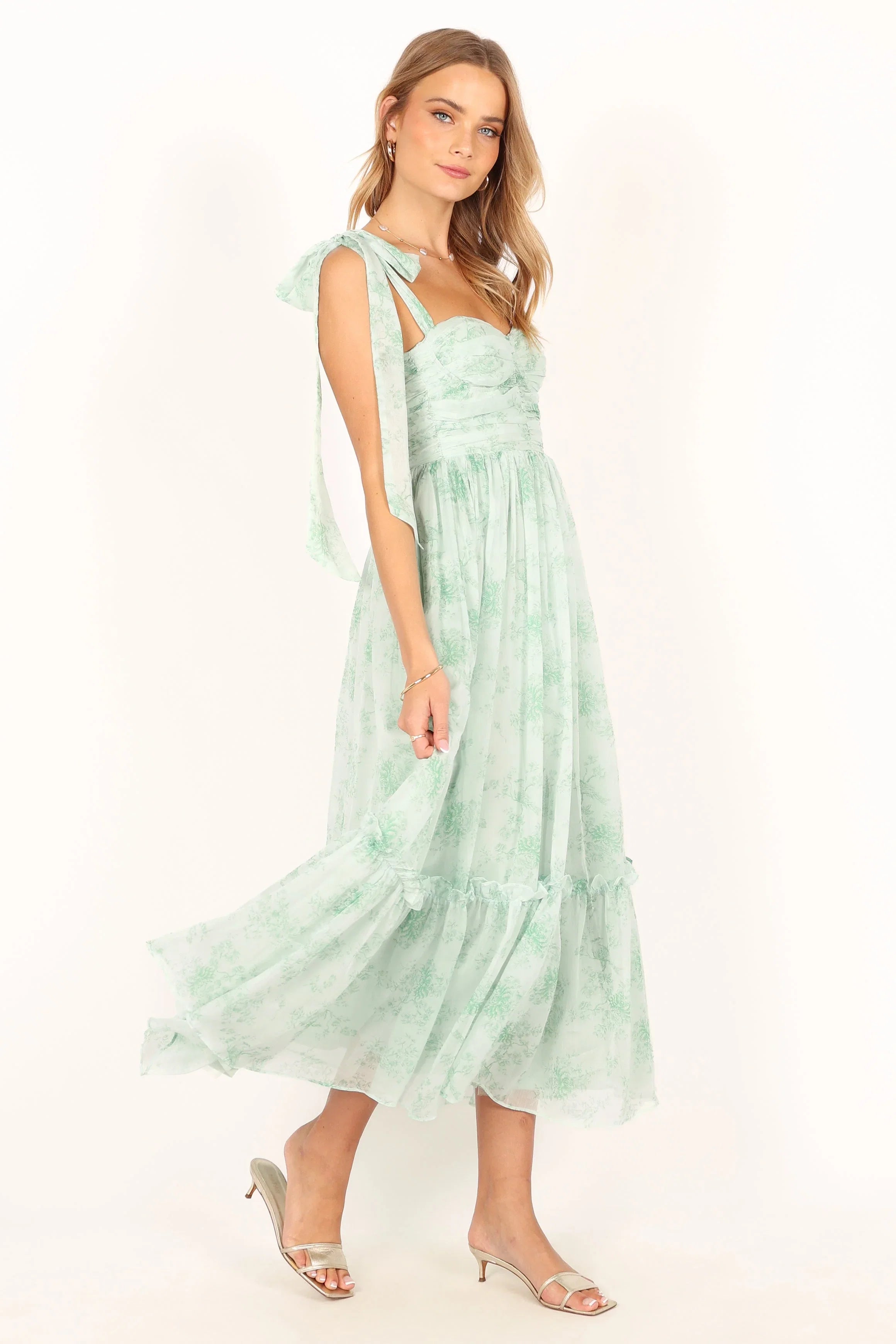 Floret Midi Dress Sage