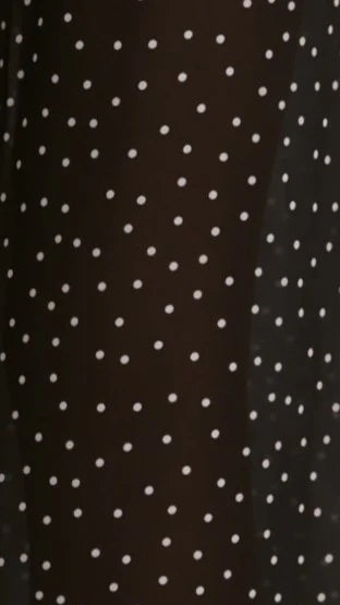 Rubi Top and Pants Set Black Polka