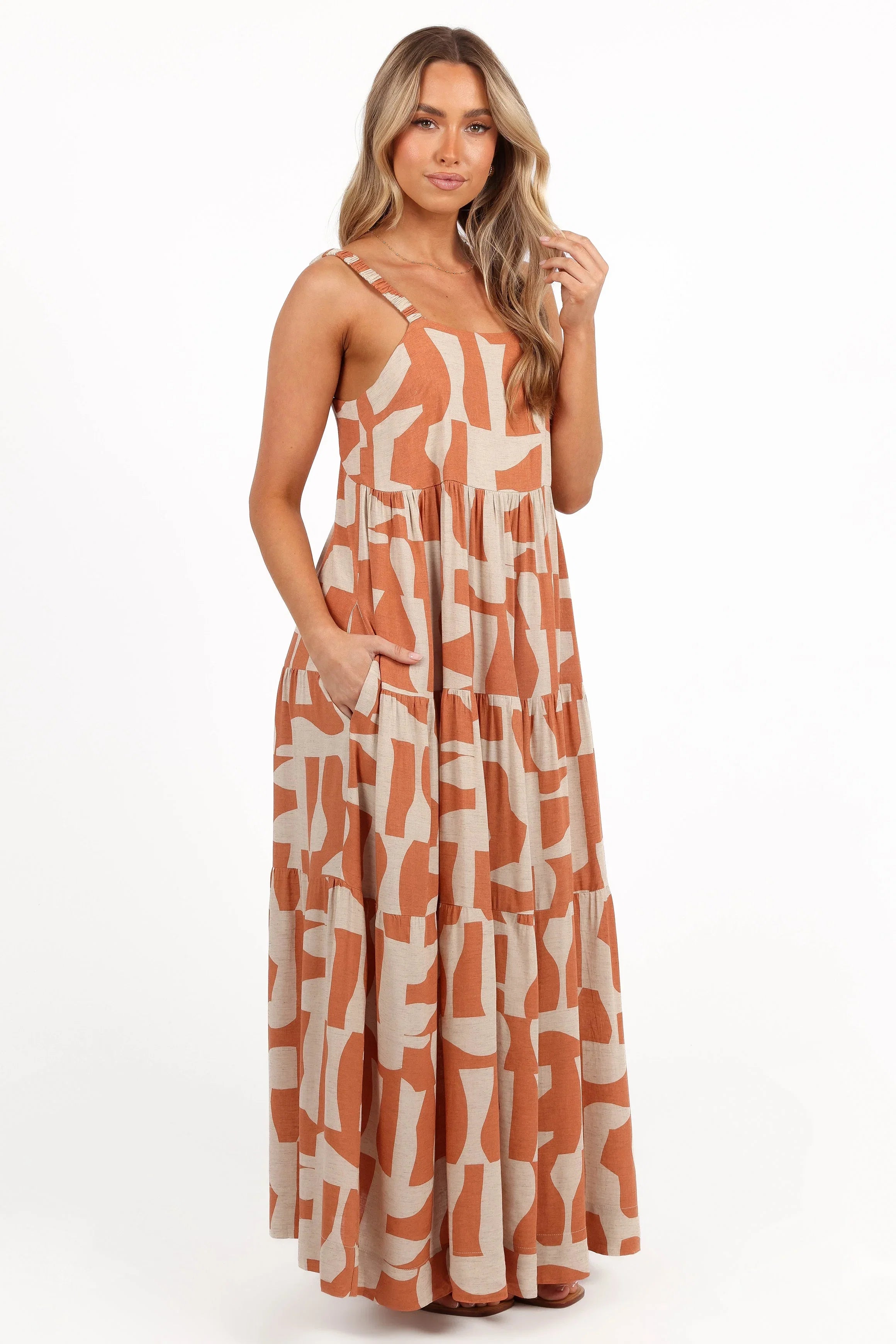 Quincy Maxi Dress Natural Camel