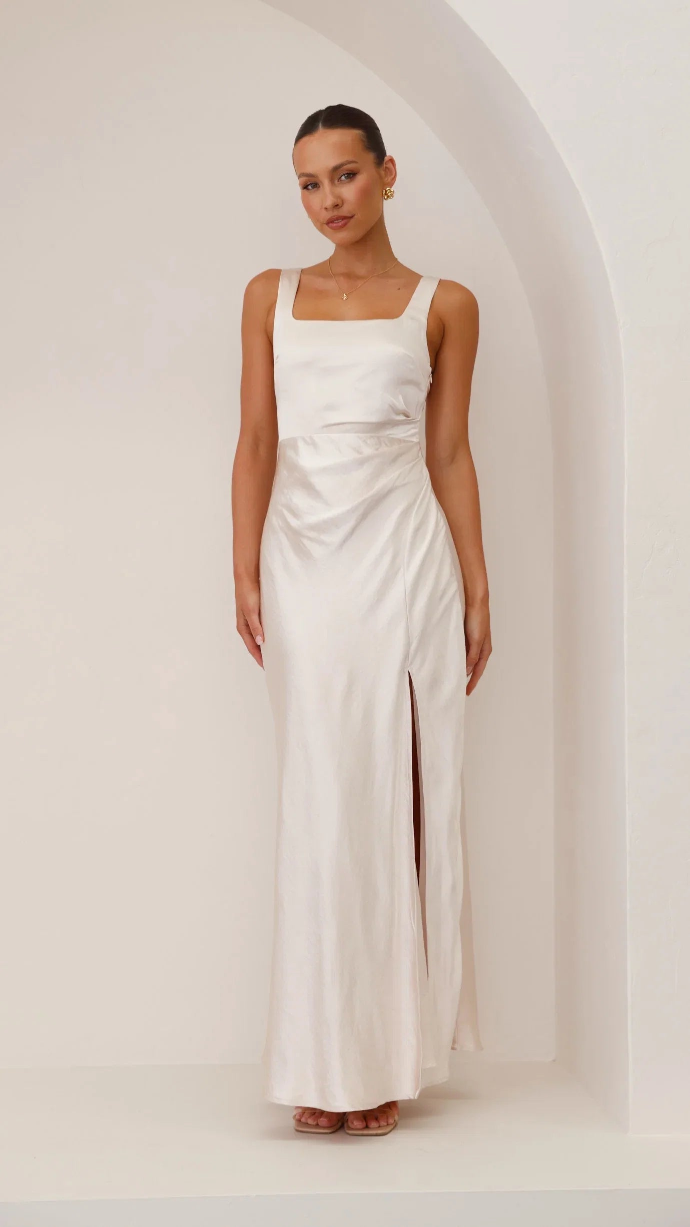 Alaria Maxi Dress Champagne