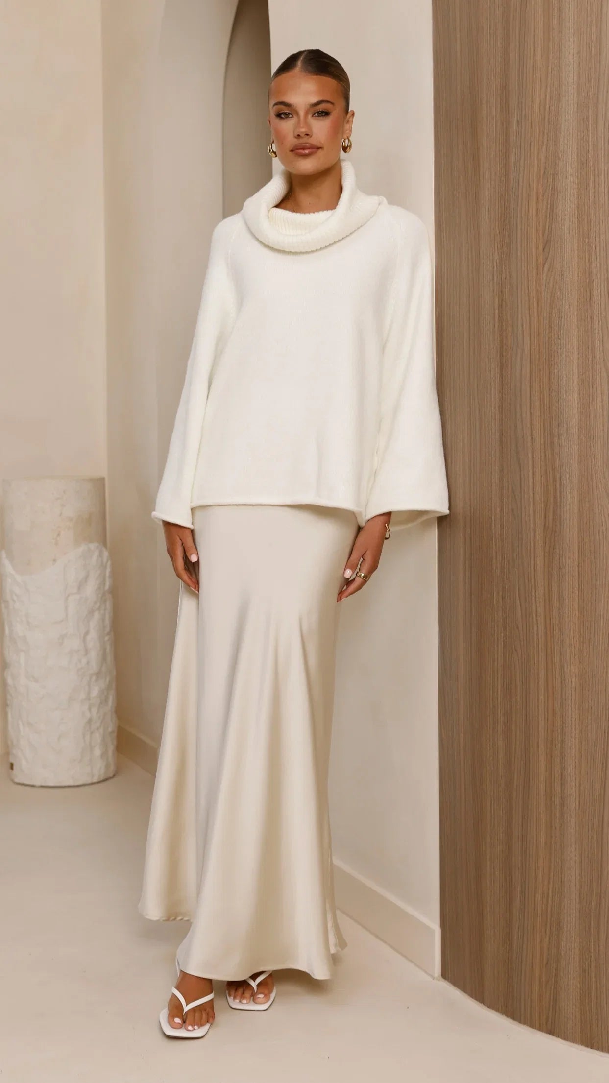 Jacques Knitted Jumper White