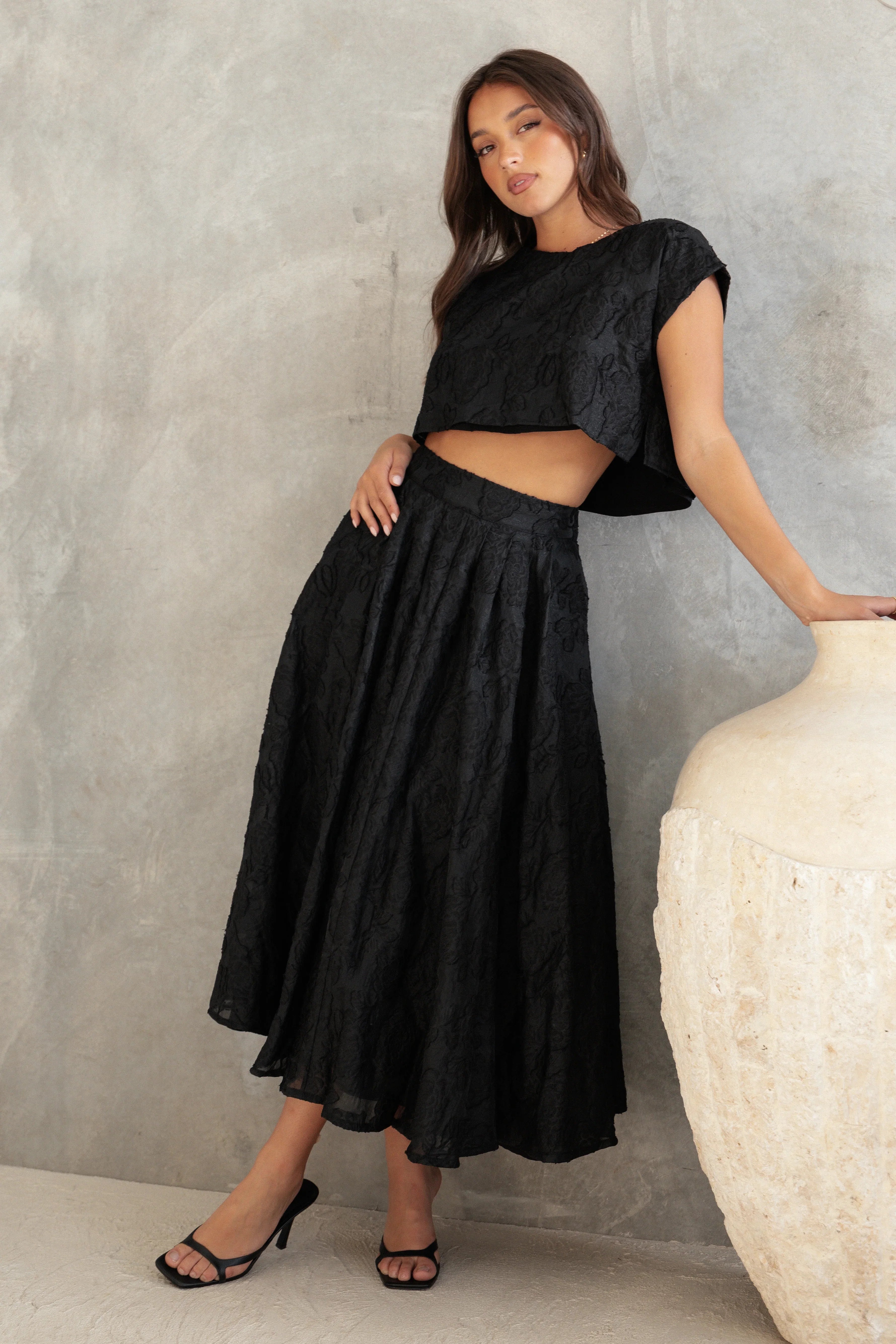 Beckham Two Piece Set Black