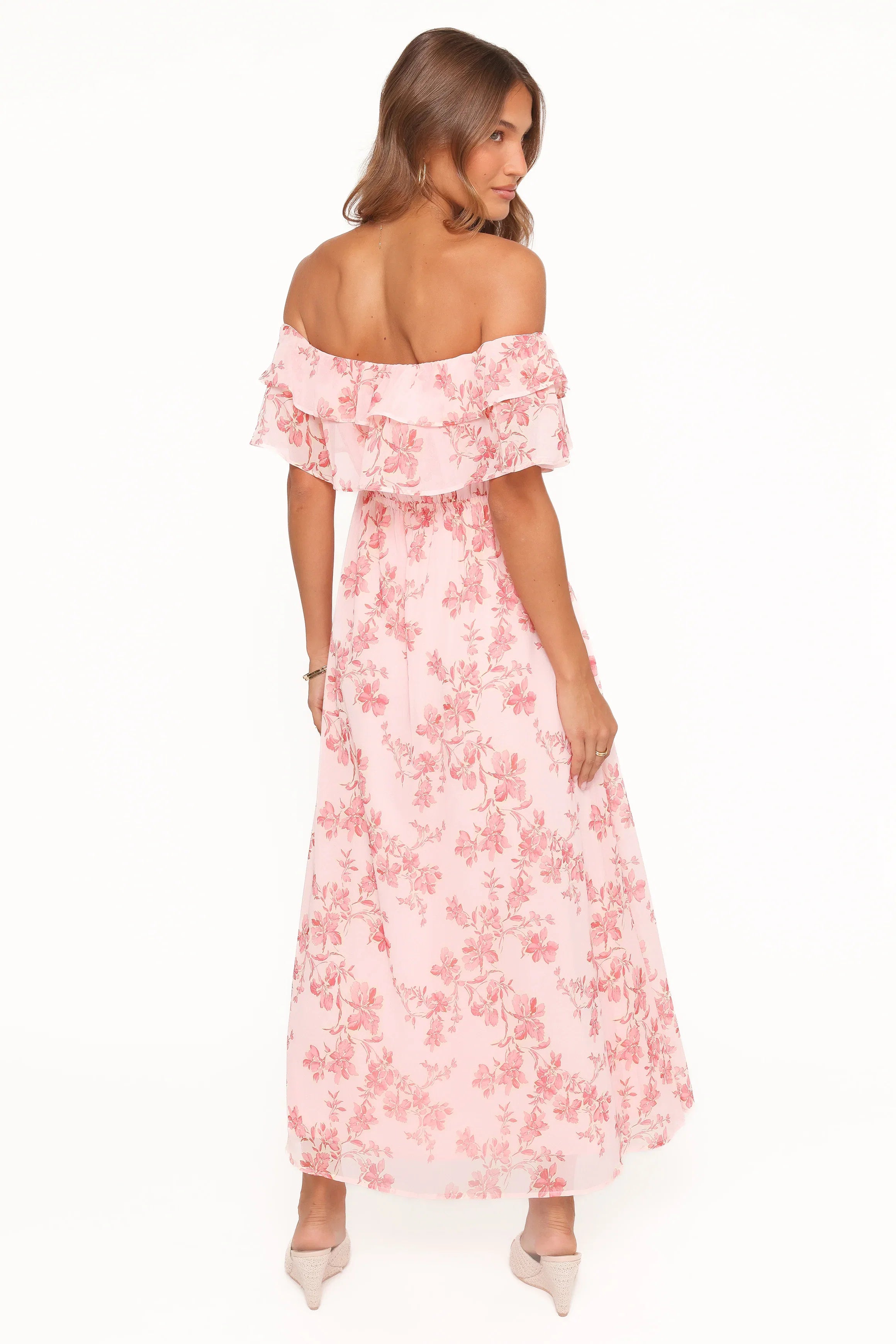Majesty Maxi Dress Rose Pink Floral