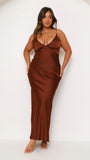 Ziah Maxi Dress Brown