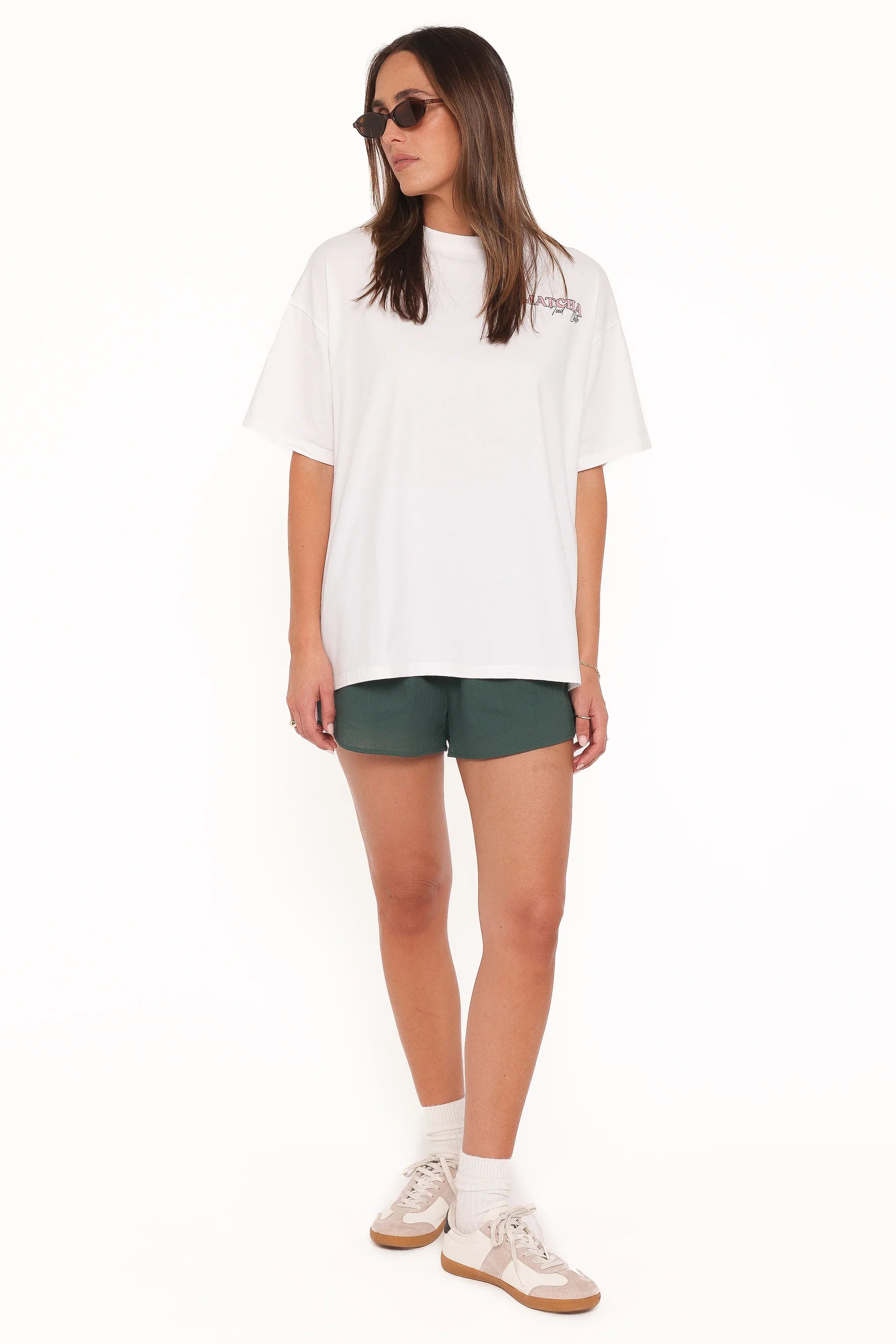 Billie Short Set Green Matcha