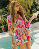 Jaime Tie Waist Kimono Romper