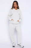 Moving Out Waffle Sweatpants Light Grey Marle