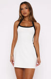 Ive Got Dreams Halter Mini Dress White