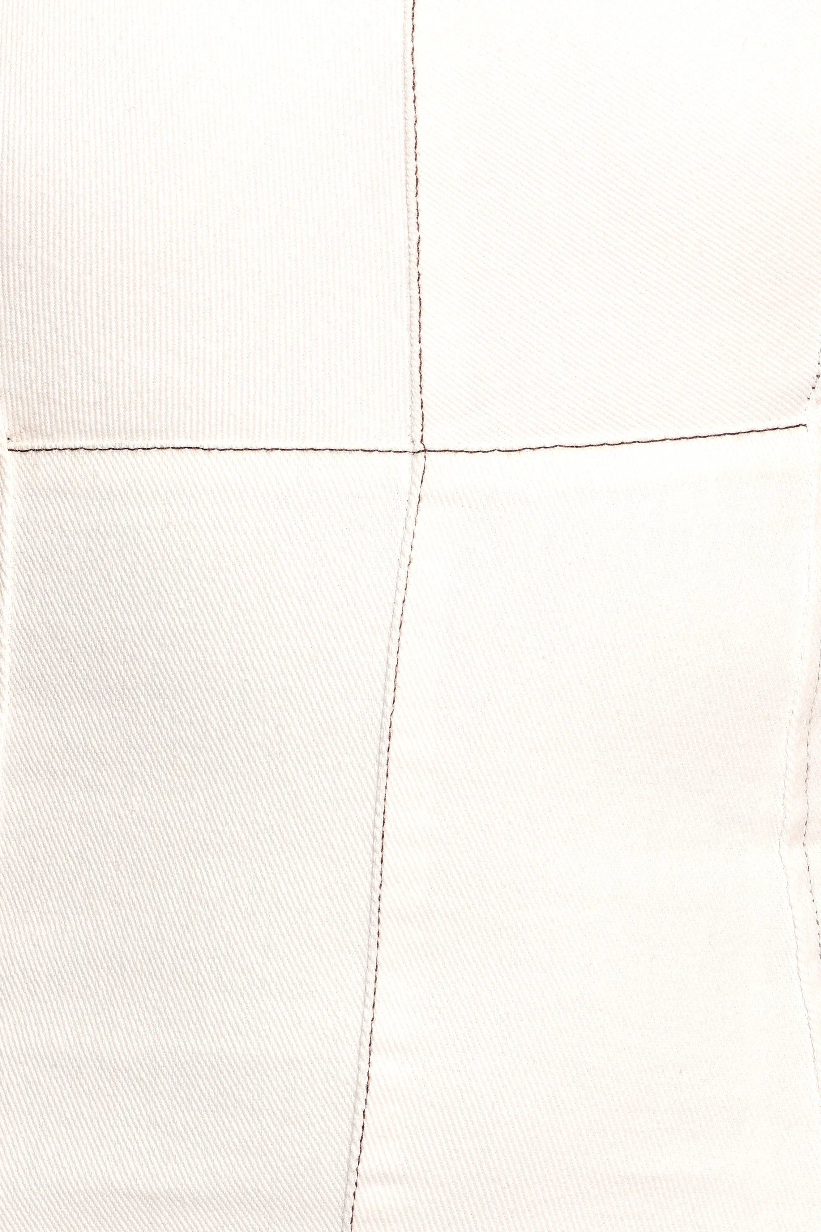 Isley Mini Dress White Denim