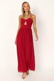 Alice Wide Leg Jumpsuit Red