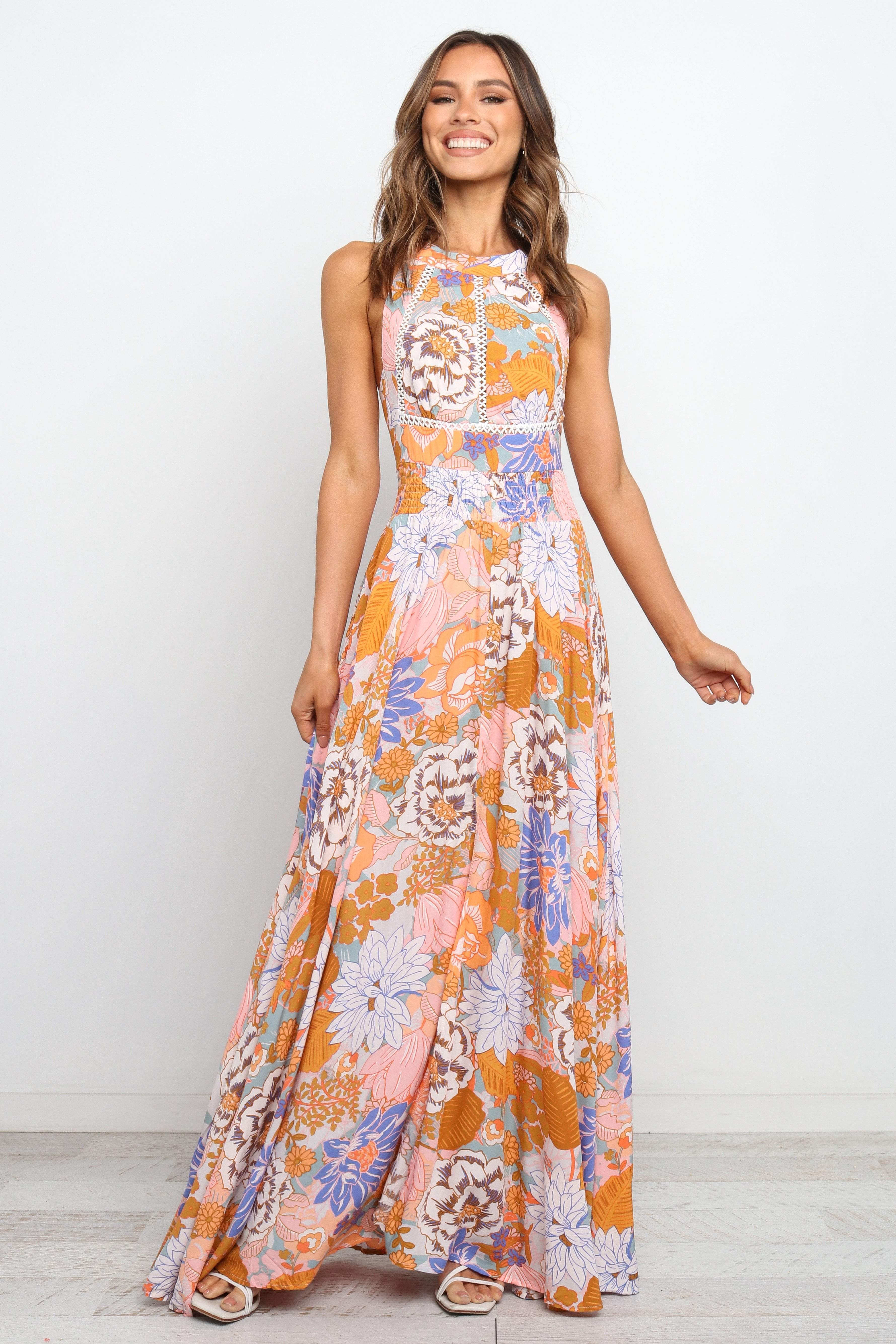 Newell Dress Orange