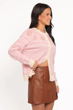 Poppi Fairisle Cardigan Pink