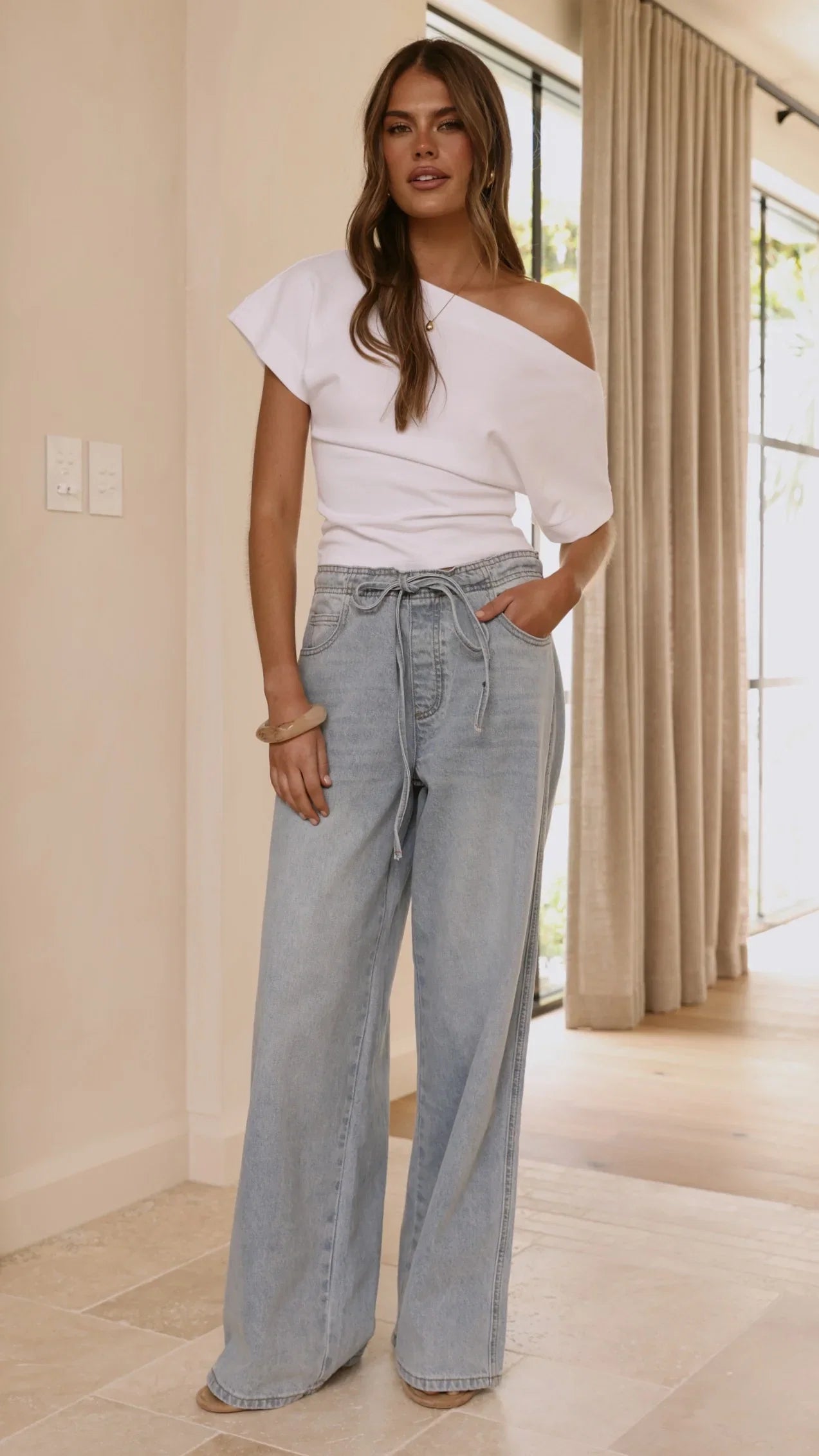 Jara Top White