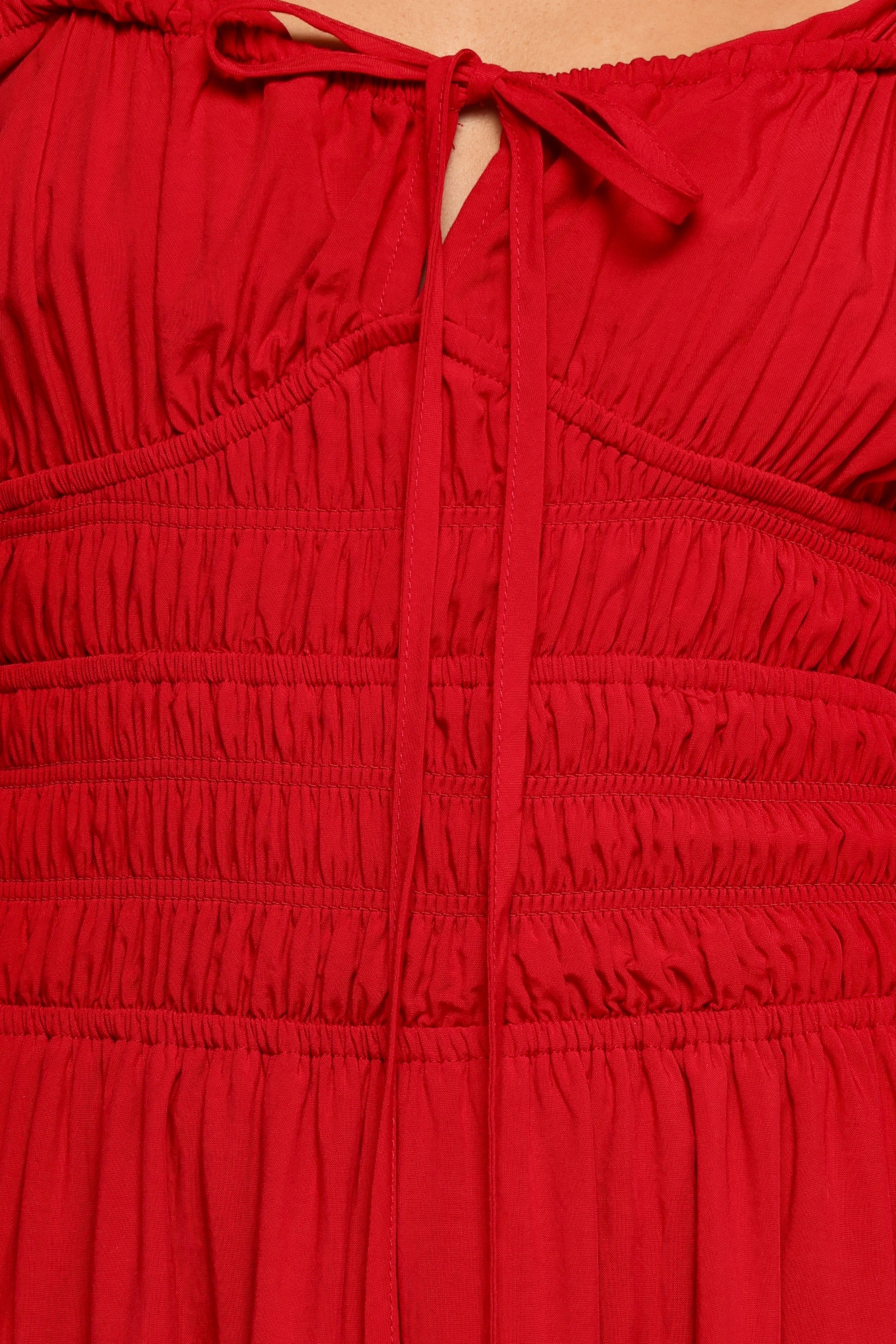 Theodora Maxi Dress Red