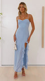 Kiyah Midi Dress Blue
