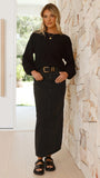 Carmel Knit Black