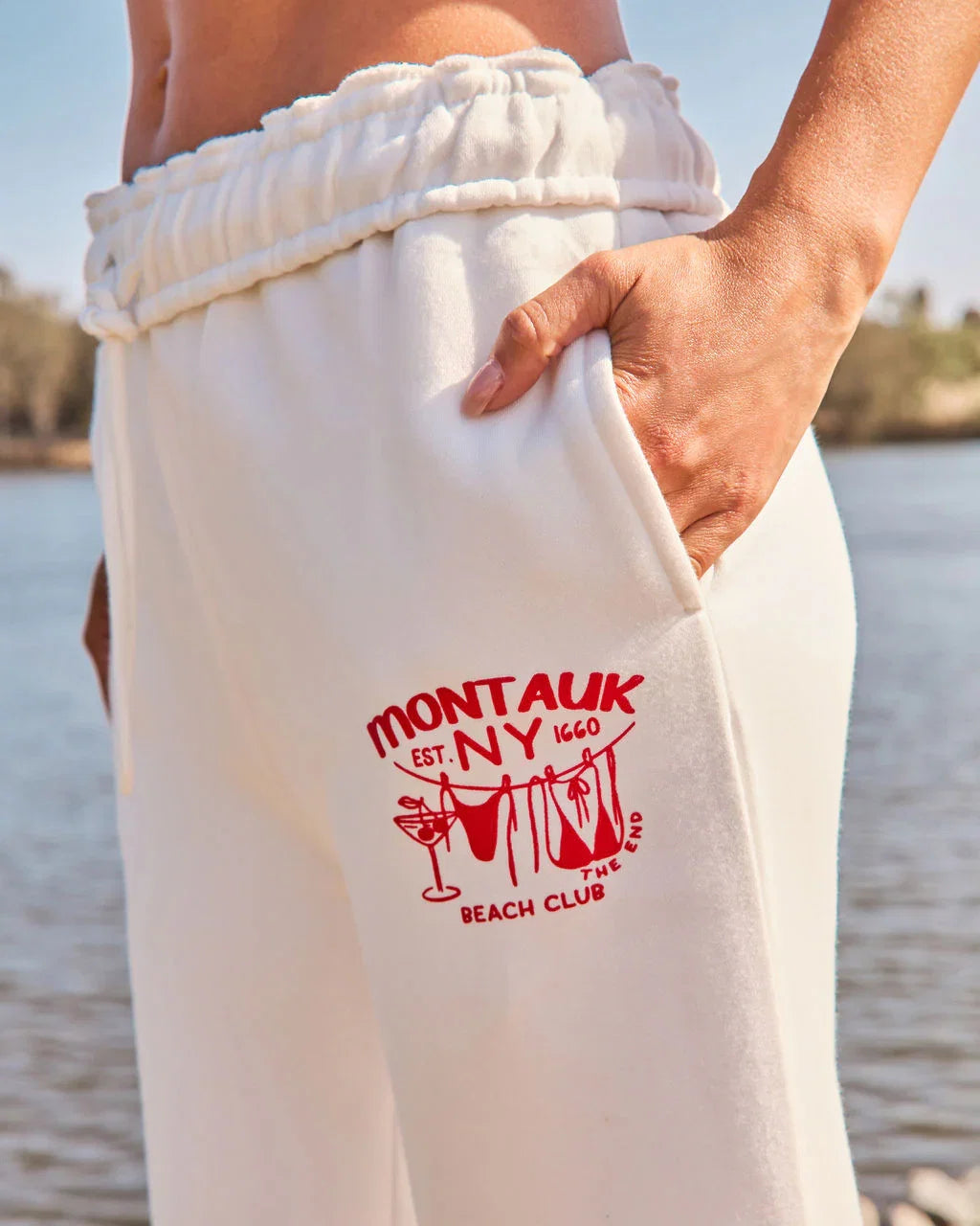 Montauk Beach Club Fleece Drawstring Sweatpants