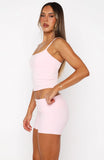 Redemption Foldover Shorts Ballet Pink