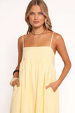 Miuccia Maxi Dress Butter Yellow