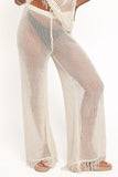 Lorna Knitted Pant Off White