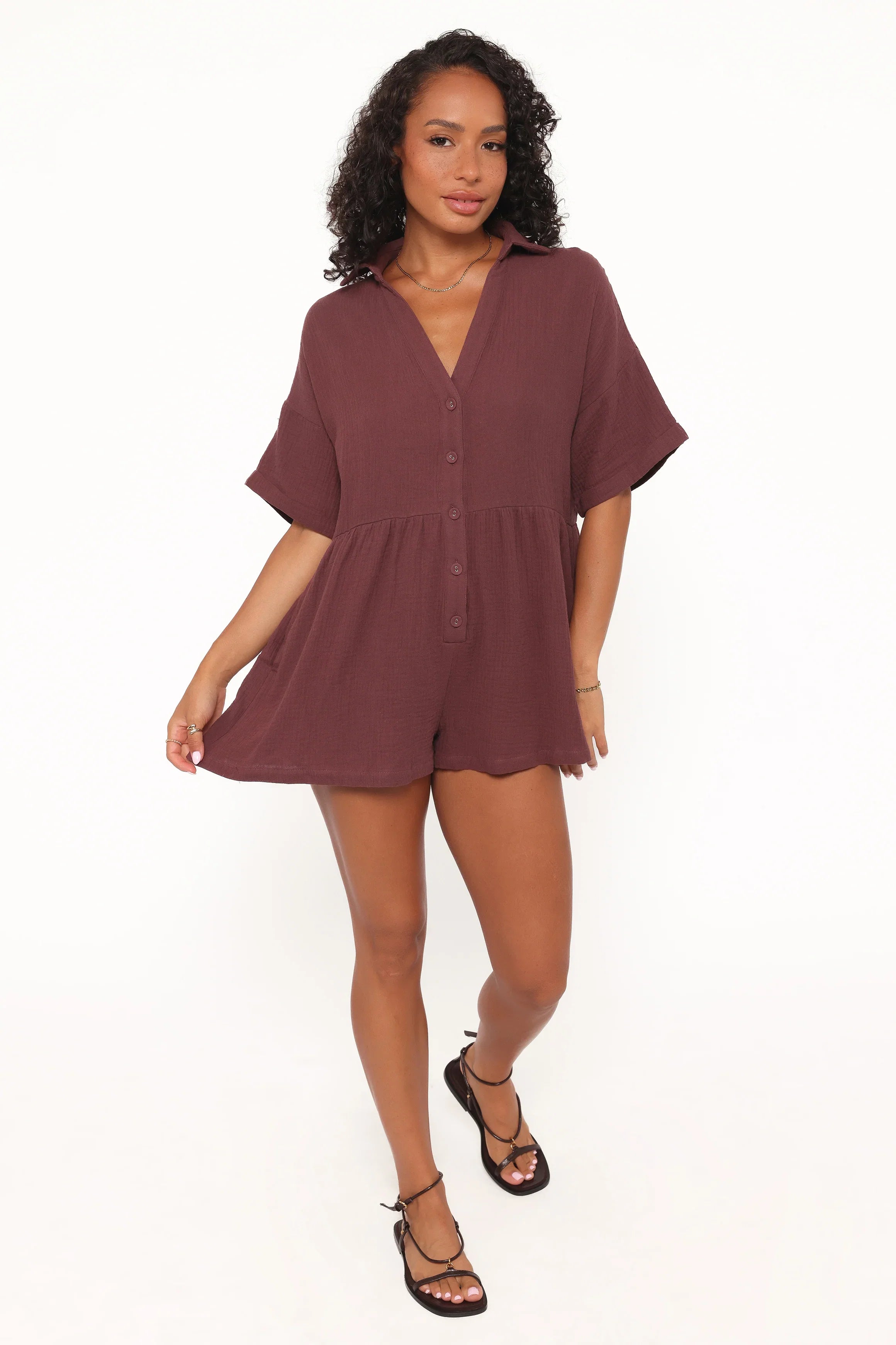Winny Romper Chocolate