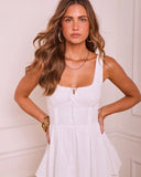 Raminah Tiered Linen Maxi Dress