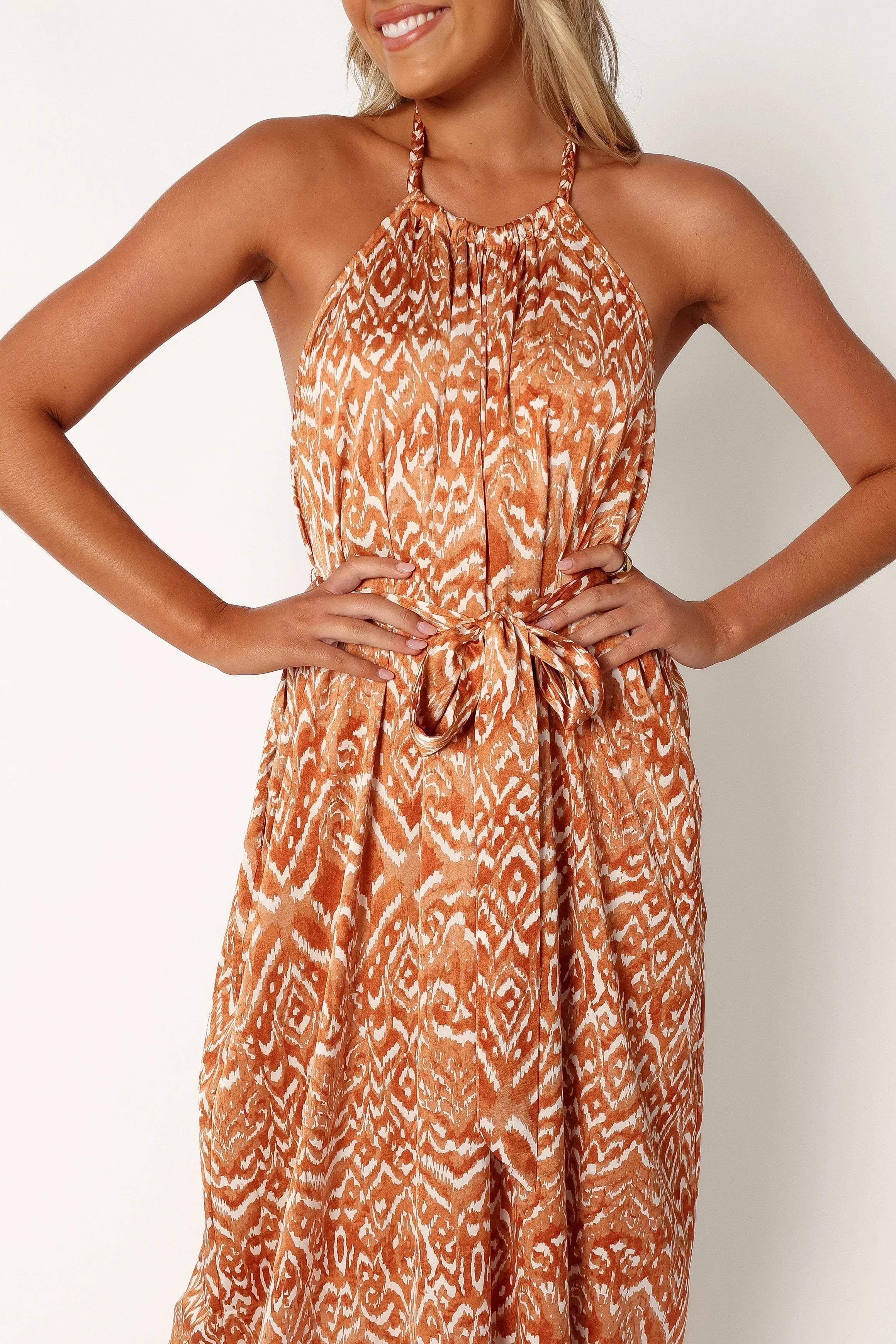 Hilton Jumpsuit Rust