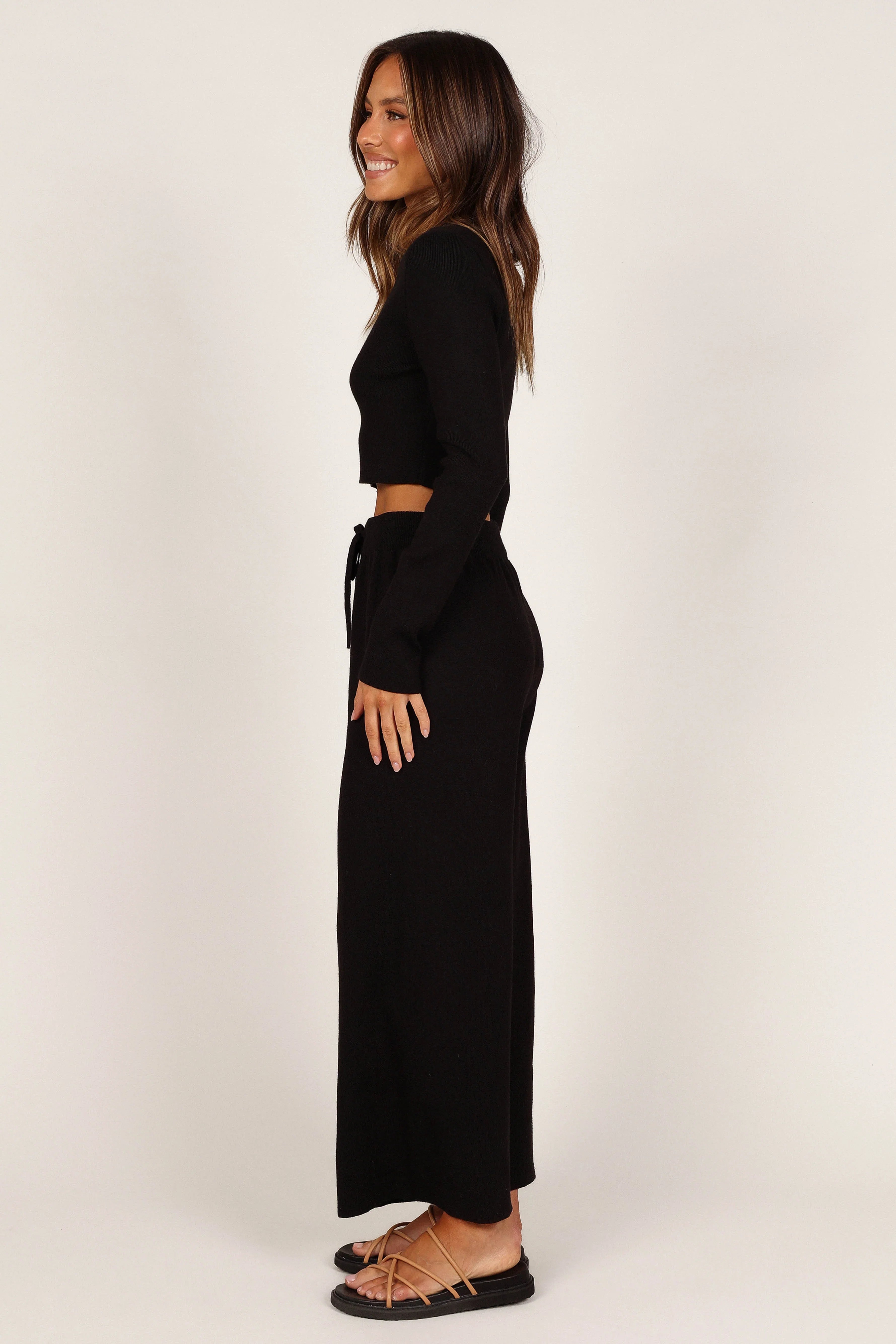 Ayers Long Sleeve Set Black