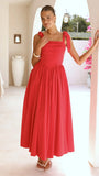 Haisley Maxi Dress Red