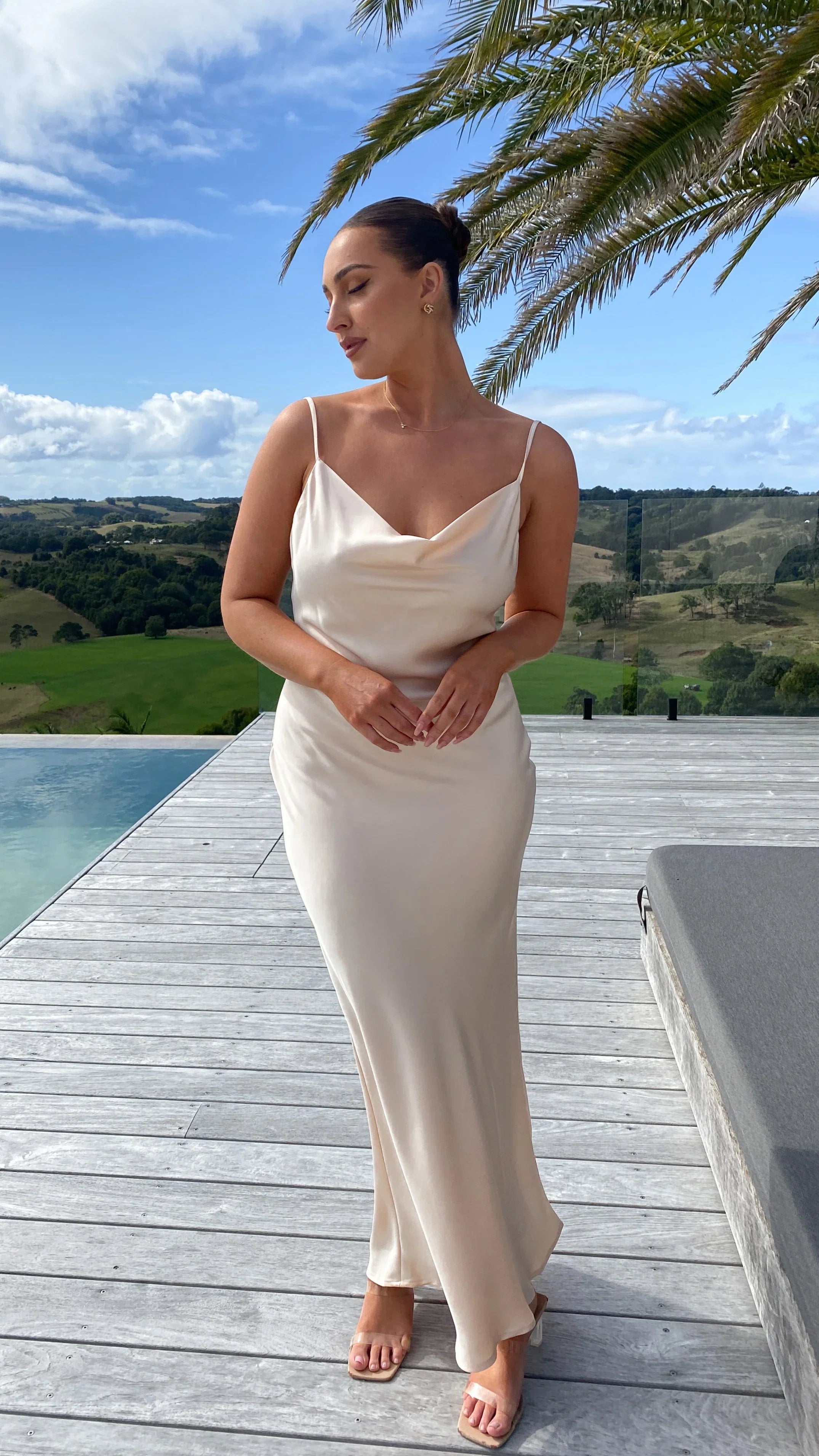 Willow Maxi Dress Soft Gold