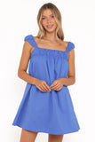 Helia Mini Dress Cobalt Blue