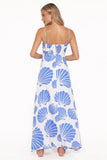 Tyla Maxi Dress Blue Shell