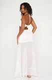 White Whisper Maxi Skirt Off White