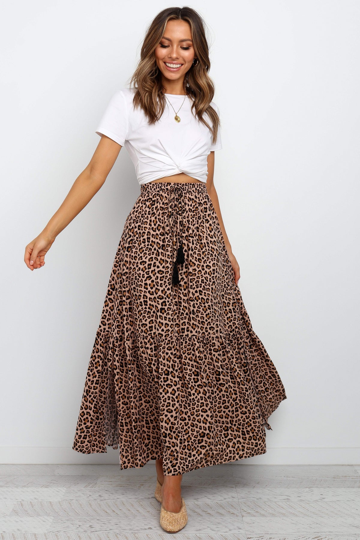Lauriel Skirt Tan