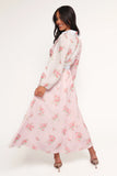 Juni Button Up Maxi Dress Floral