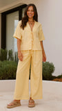 Lexi Linen Pants Baby Yellow