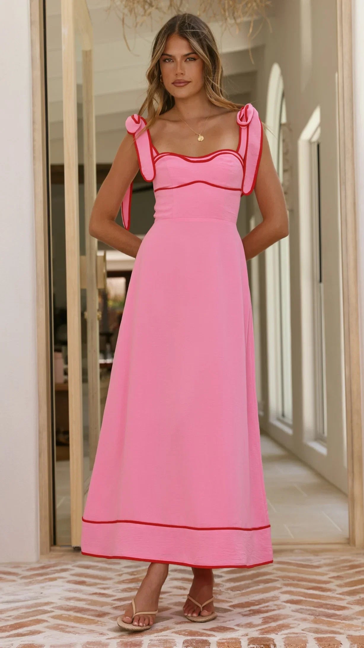 Beverly Maxi Dress Pink