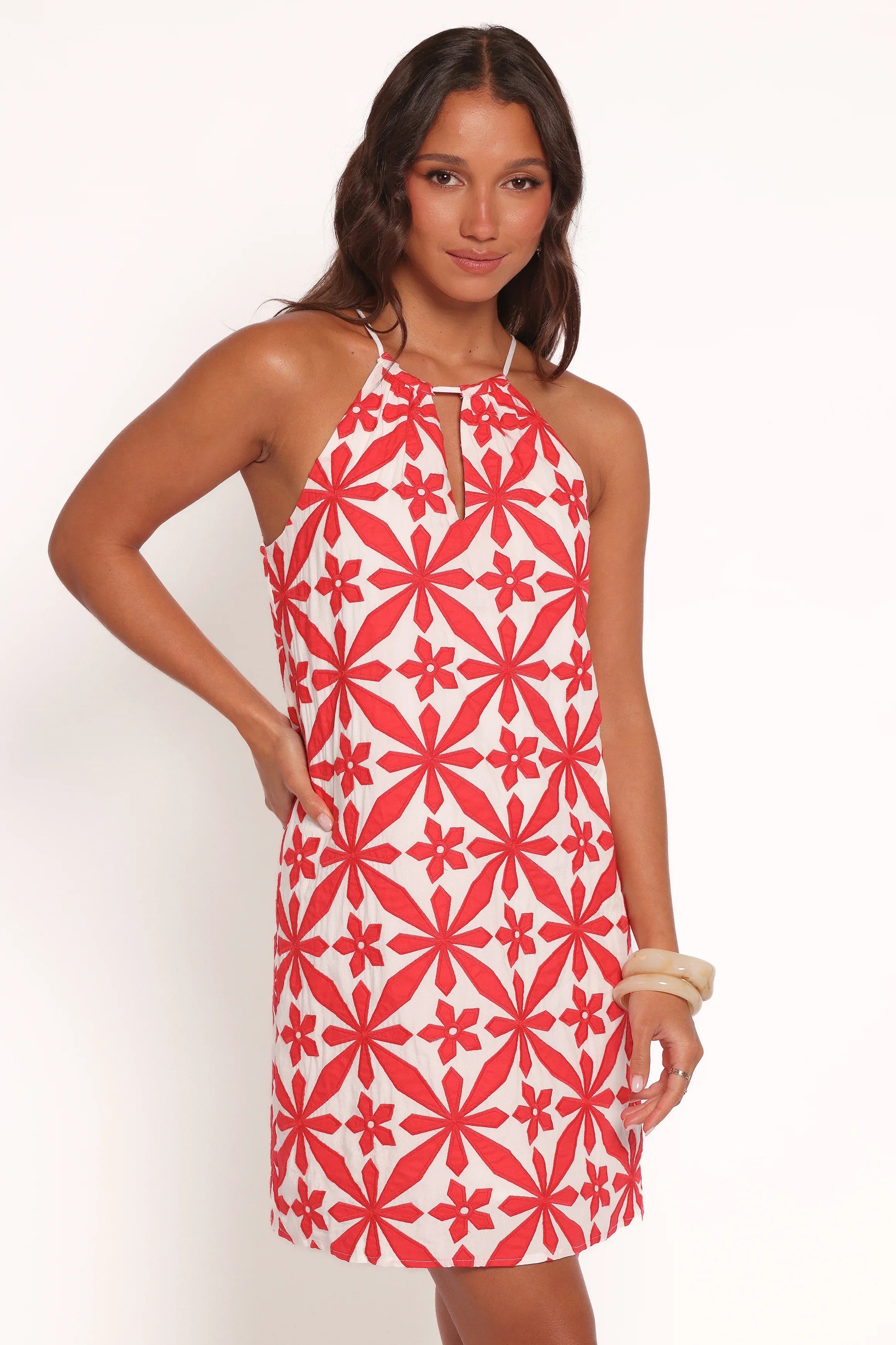 Kaelia Mini Dress Red