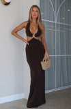 Havent Met You Maxi Dress Chocolate
