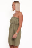 Stratton Mini Dress Leaf Green