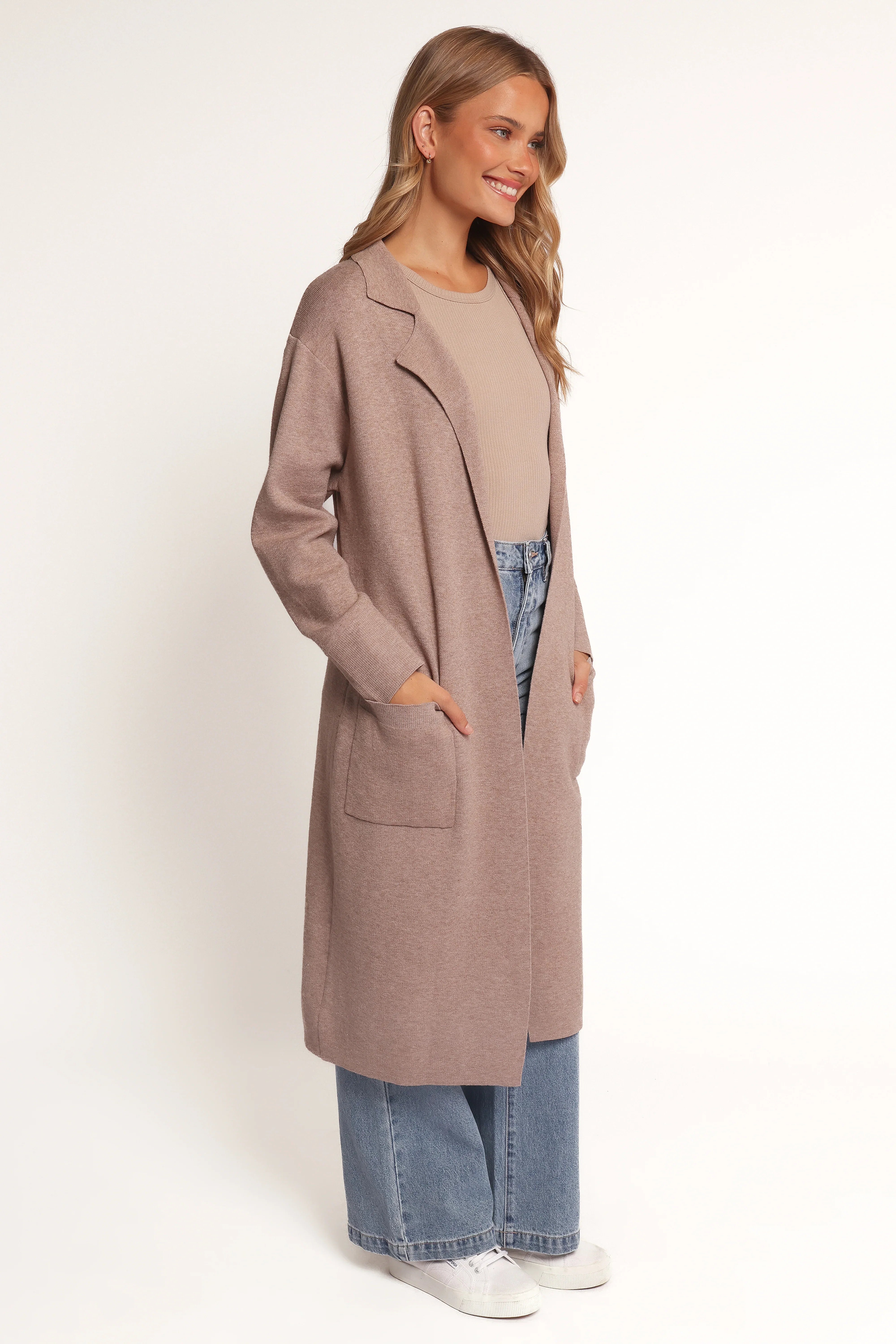 Venda Coatigan Light Brown